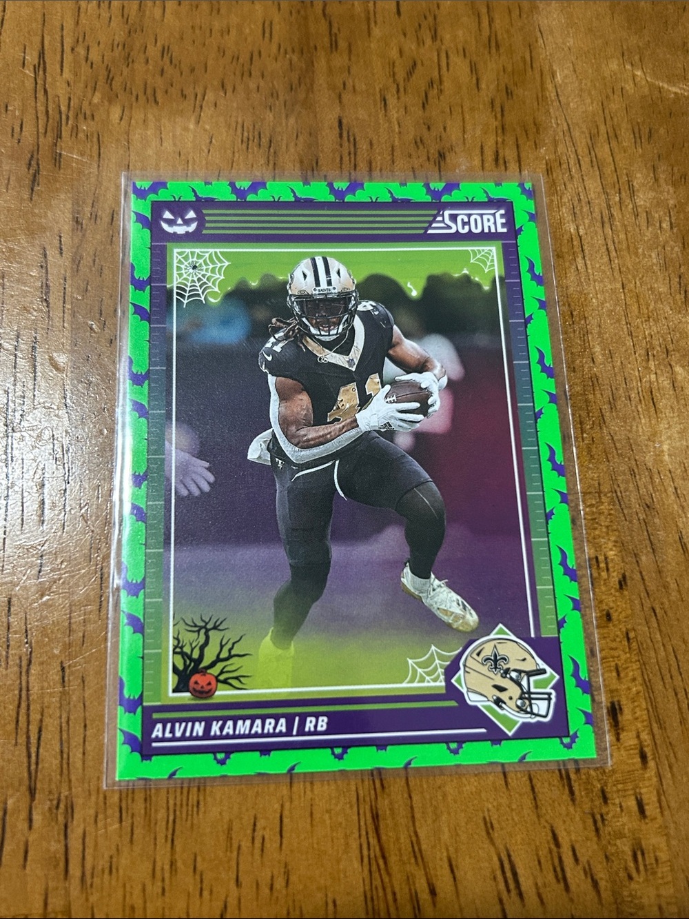Alvin Kamara Halloween Panini Football Card - New Orleans Saints